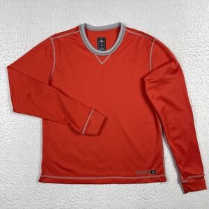 Nike ACG Shirt Womens Large Red Base Layer 1‎ Dri Fit Run Jog Camp Hike Travel